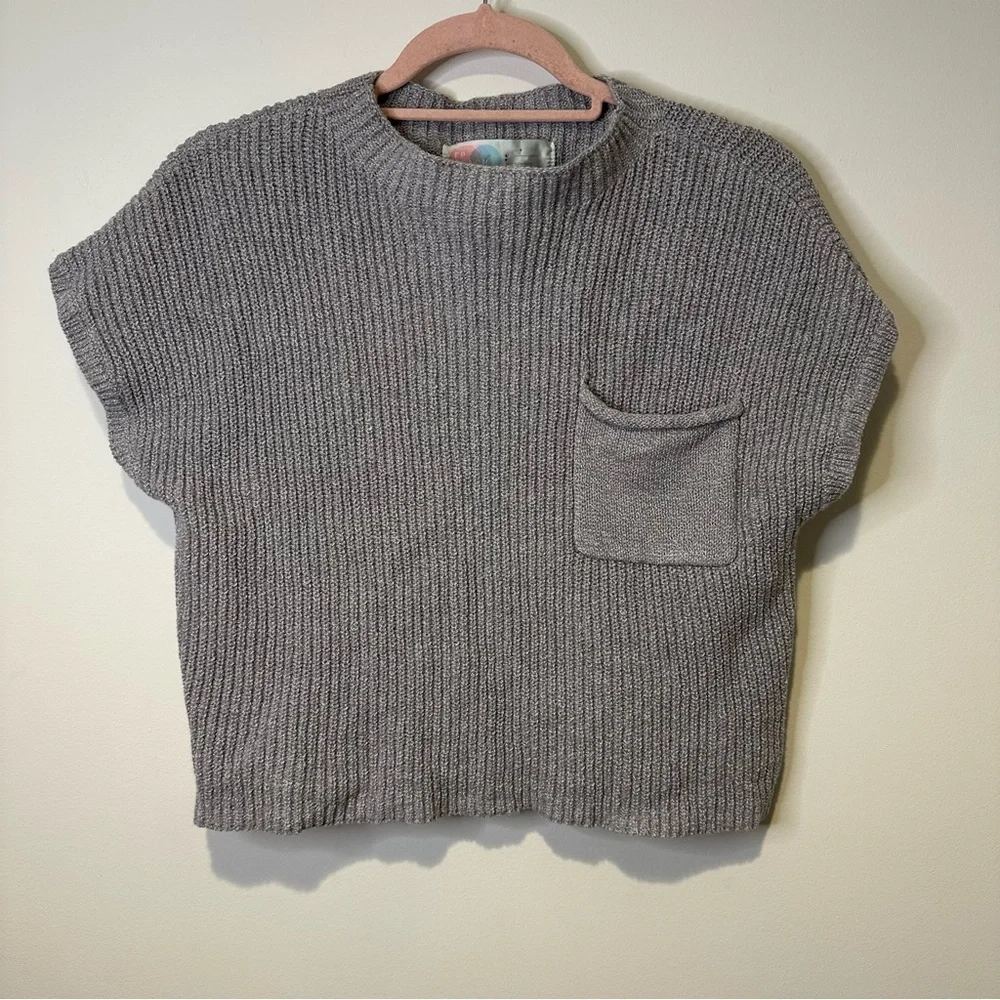 free people beach freya sweater top size small